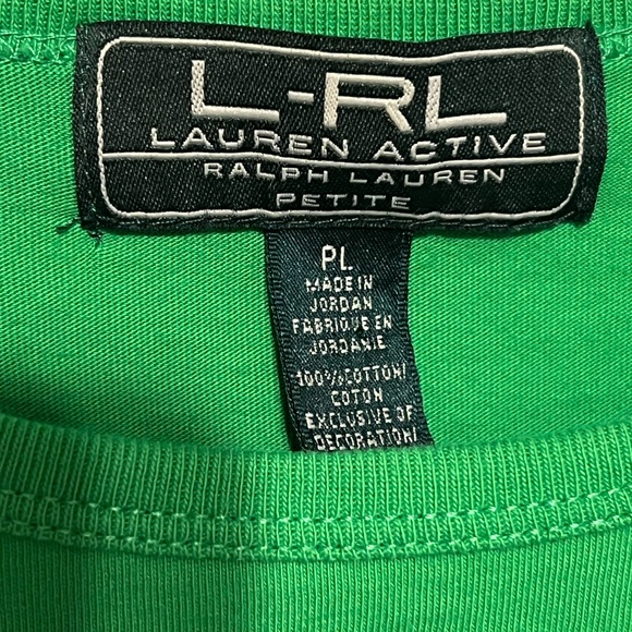 Sz PL Vintage  Lauren Ralph Lauren Large Logo Crest Top. - Picture 3 of 5